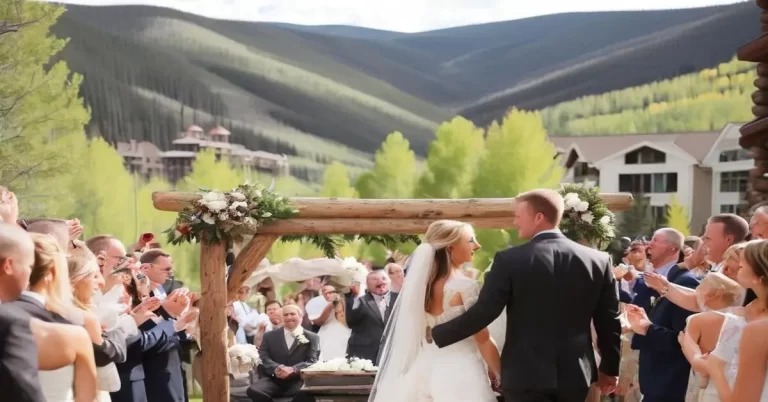 A wedding in Beaver Creek, Colorado